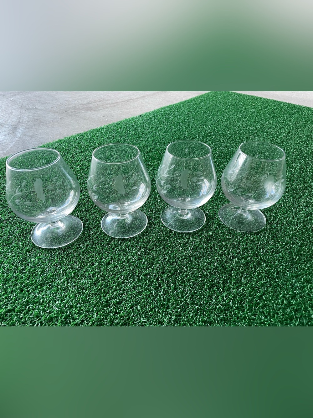 Princess House Heritage 
Brandy Snifter glasses 
set of 4